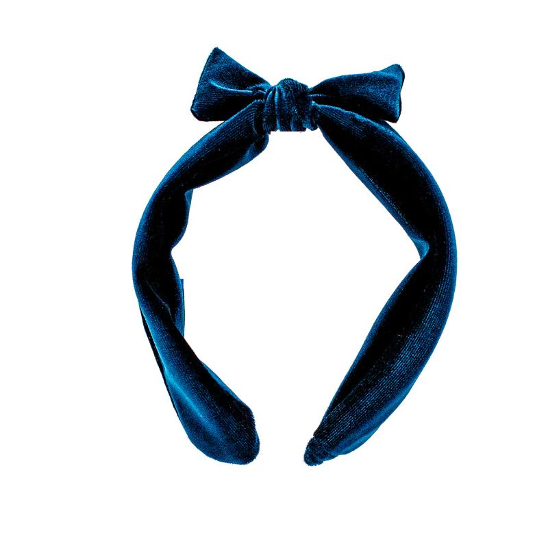 Velvet Bow Headband
